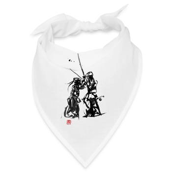 Kendo, eine Kampfkunst aus Japan - Bandana - Weiß - Vorne