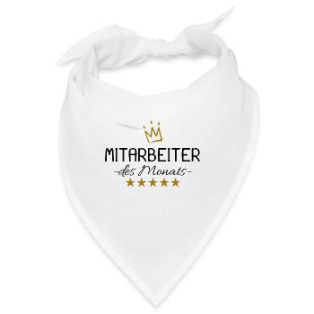 Mitarbeiter des Monats - Bandana - Weiß - Vorne
