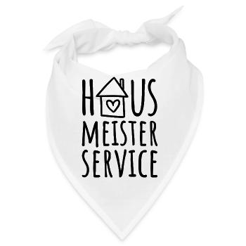 Hausmeisterservice - Hausmeister Service - Bandana - Weiß - Vorne