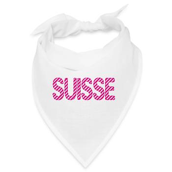 SCHWEIZ. LAND. GENF. HUMOR. FLAGGE. GENF - Bandana - Weiß - Vorne