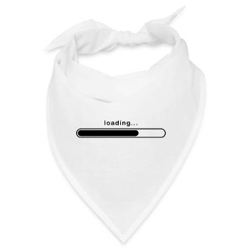 Ladesymbol - Bandana - Weiß - Vorne