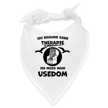 Usedom – Urlaub & Erinnerungen - Bandana - Weiß - Vorne