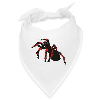 spinnen - Bandana - Weiß - Vorne