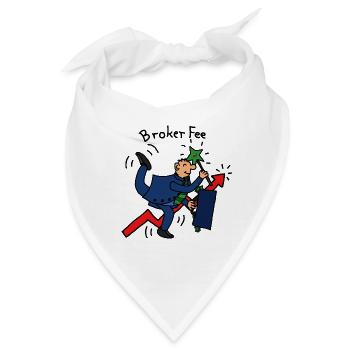 Broker Fee - Bandana - Weiß - Vorne