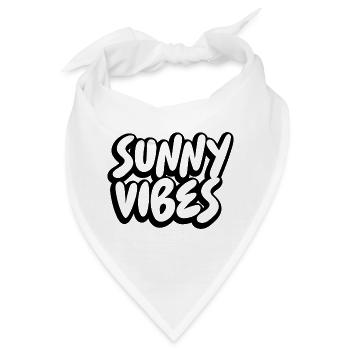 SUNNY VIBES - Bandana - Weiß - Vorne