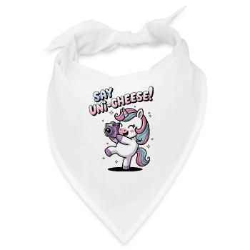 Sagen Sie Uni-Cheese! - Bandana - Weiß - Vorne