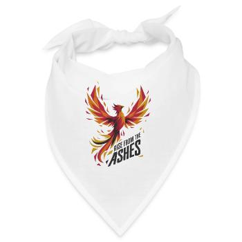 Auferstehung aus der Asche - Bandana - Weiß - Vorne
