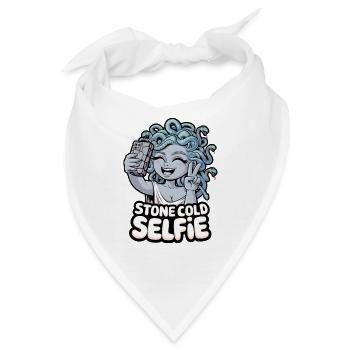 Eiskaltes Selfie - Bandana - Weiß - Vorne