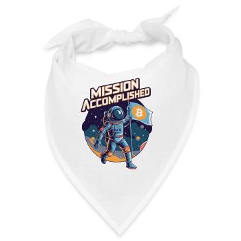 Mission erfüllt - Bandana - Weiß - Vorne