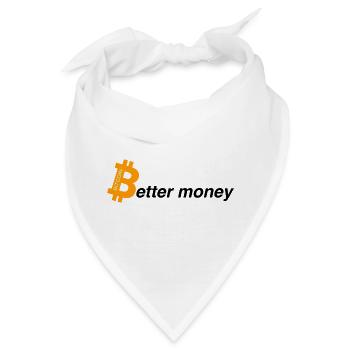 Better money - Bandana - Weiß - Vorne