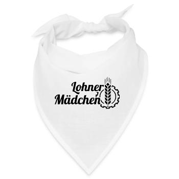 Lohner Mädchen - Bandana - Weiß - Vorne