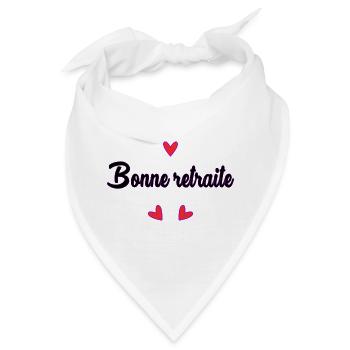 RUHESTAND. RUHESTAND. PENSIONIERT. RUHESTAND - Bandana - Weiß - Vorne
