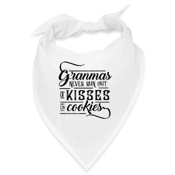 Backfreudige Keksoma Enkelkinder - Bandana - Weiß - Vorne