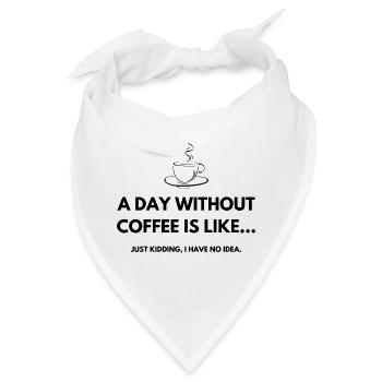 Morgenmuffel - Bandana - Weiß - Vorne