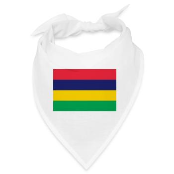 Mauritius - Bandana - Weiß - Vorne