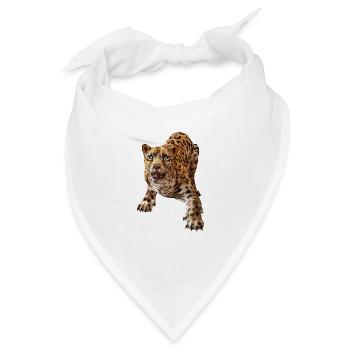 Leopard - Bandana - Weiß - Vorne