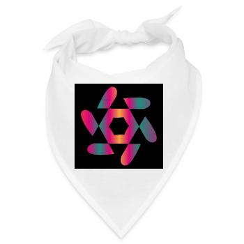 KUNST. ENTWURF. GEEK. WEINLESE. GRAFIK. MANGA - Bandana - Weiß - Vorne