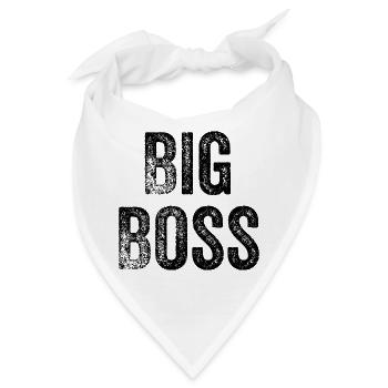 lustiger Chefmanager - Bandana - Weiß - Vorne