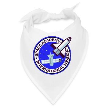 Space Academy International bleu Vintage - Bandana - Weiß - Vorne