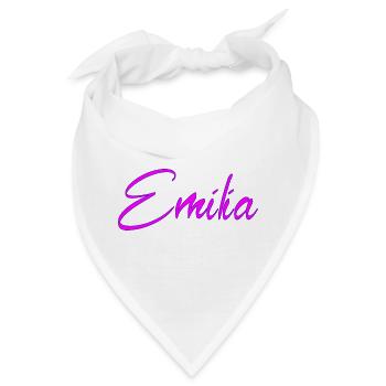 Emilia Neon Script - Bandana - Weiß - Vorne