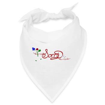 Sorry - Bandana - Weiß - Vorne