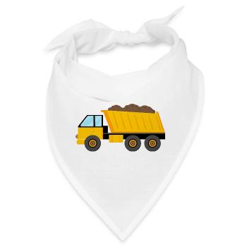 Lastwagen - Bandana - Weiß - Vorne