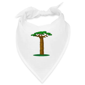 Baobab Tree - Bandana - Weiß - Vorne