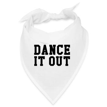 Dance it out - Bandana - Weiß - Vorne