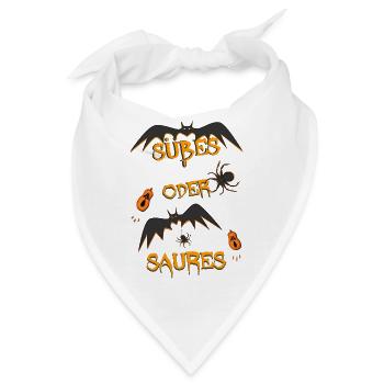 Süßes oder Saures - Bandana - Weiß - Vorne