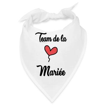 BRAUT-TEAM - Bandana - Weiß - Vorne