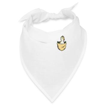 Baby Duck Outfit - Bandana - Weiß - Vorne