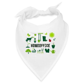 homeoffice im Garten - Bandana - Weiß - Vorne