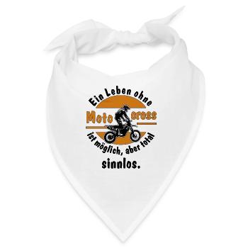 leben ohne mx ist sinnlos - Bandana - Weiß - Vorne