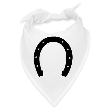 hufeisen - Bandana - Weiß - Vorne