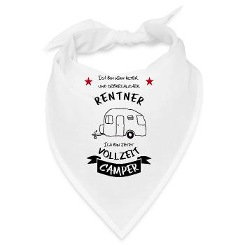 vollzeit camper wohnwagen - Bandana - Weiß - Vorne