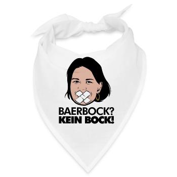 Annalena Baerbock Politik Grüne Kein Bock Wahlen - Bandana - Weiß - Vorne