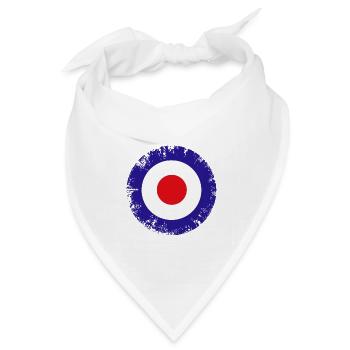 Mod-Ziel - Bandana Dreieckstuch - Weiß - Vorne
