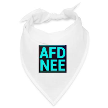 AFD NEE! - Bandana Dreieckstuch - Weiß - Vorne