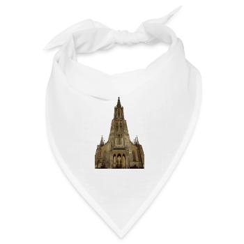 Ulmer Münster - Bandana Dreieckstuch - Weiß - Vorne