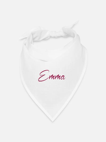 Emma - Bandana Dreieckstuch - Weiß