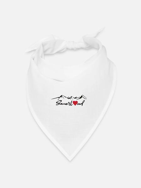 Sauerland Sticker - Bandana Dreieckstuch - Weiß