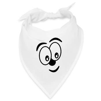 HUMOR - Bandana Dreieckstuch - Weiß - Vorne