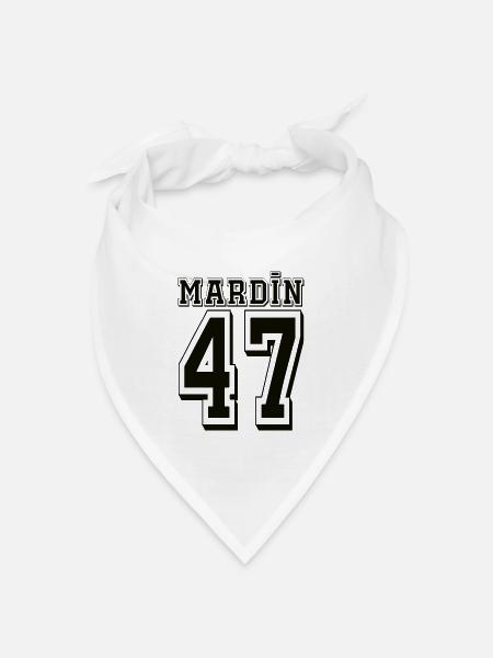 Mardin 47 - Bandana Dreieckstuch - Weiß