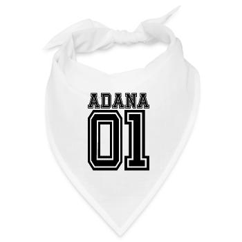 Adana 01 Türkei - Bandana Dreieckstuch - Weiß - Vorne