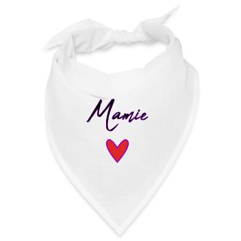 OMA. MAMA. OMA. MUTTERTAG - Bandana Dreieckstuch - Weiß - Vorne