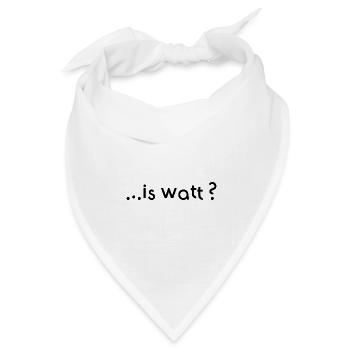 is watt - Bandana Dreieckstuch - Weiß - Vorne