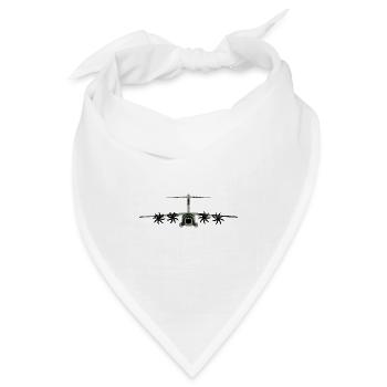 A400M camoflage - Bandana Dreieckstuch - Weiß - Vorne