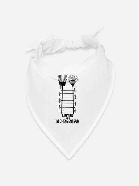 LEITER VOM RECHENZENTRUM - Bandana Dreieckstuch - Weiß