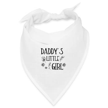 DADDY'S LITTLE GIRL - Bandana Dreieckstuch - Weiß - Vorne