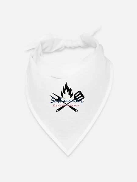 Schwenker aus Ostfrankreich - Bandana Dreieckstuch - Weiß